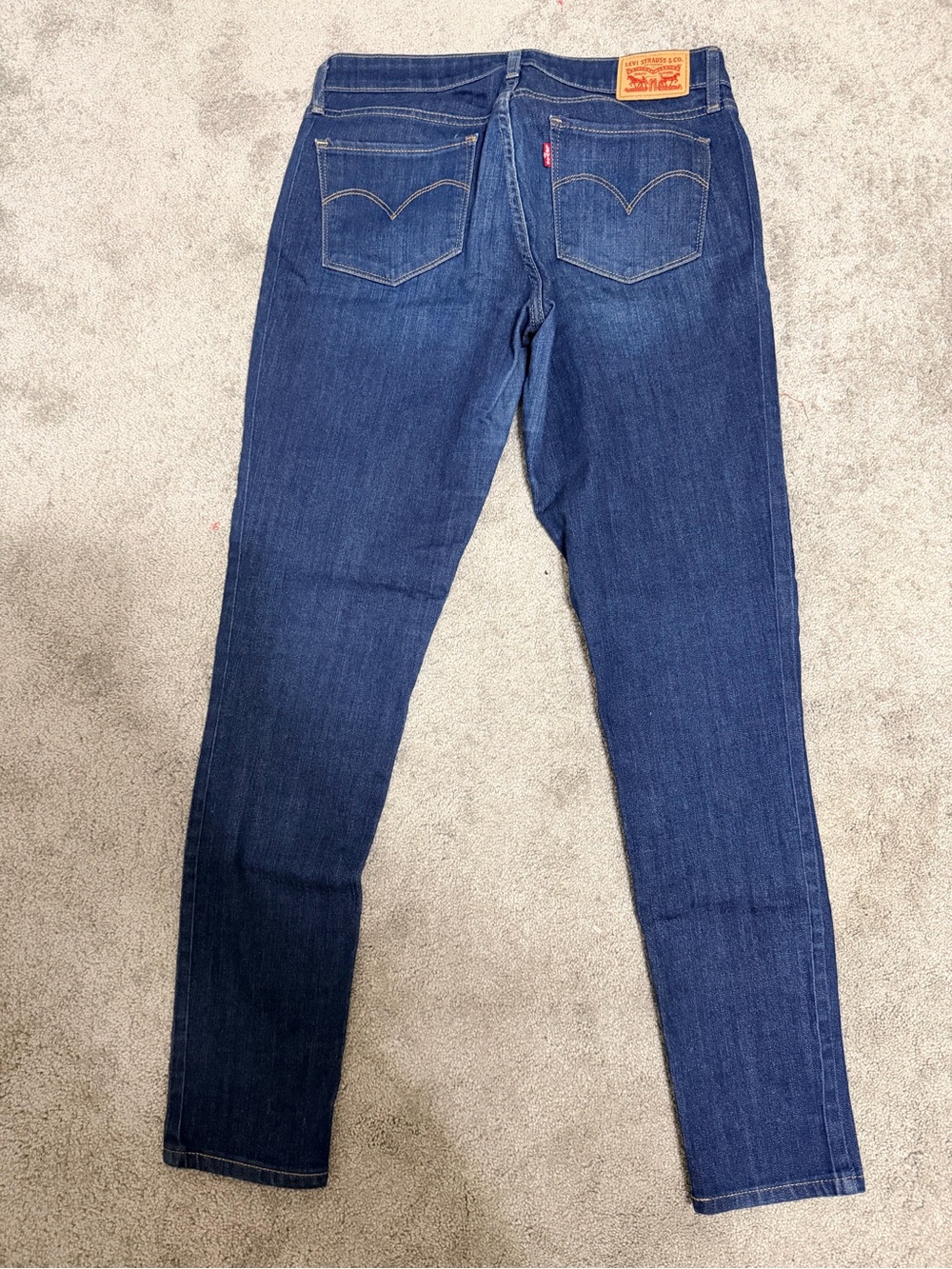 Levi’s Dark Blue Women's Straight-Leg Jeans - Picture 2 of 5